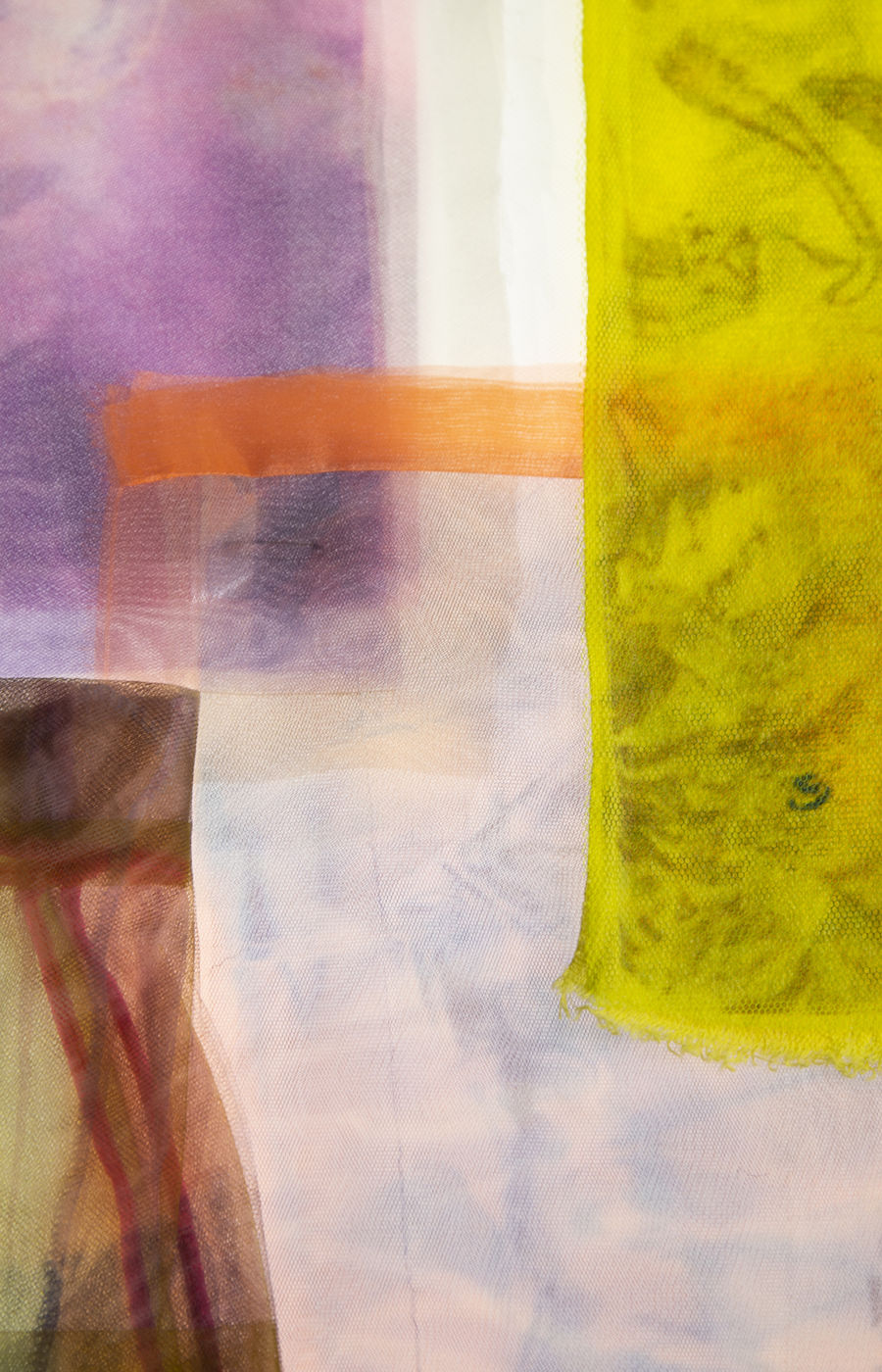 Samples of digitally printed textiles.