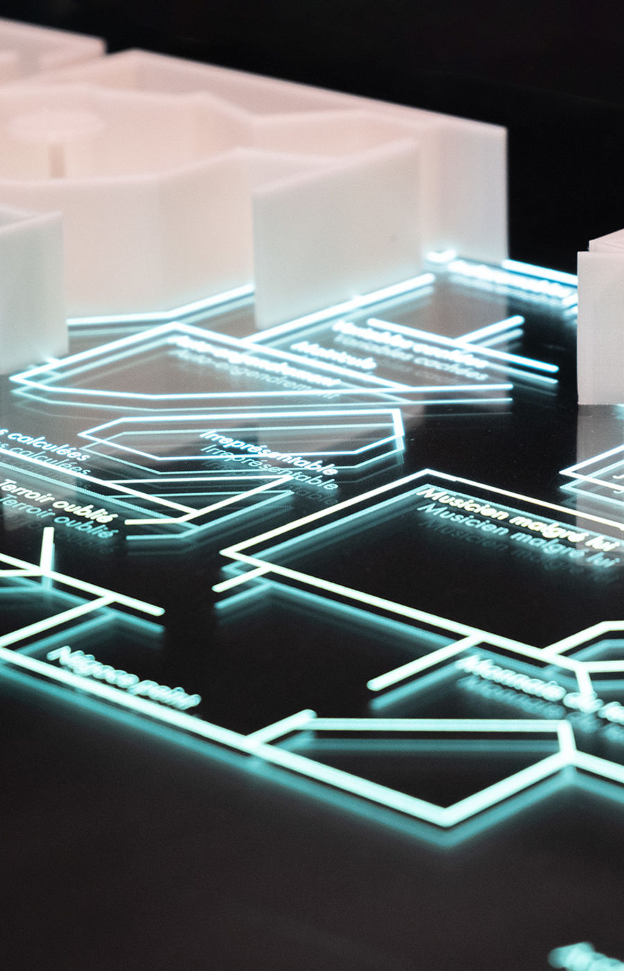 image of a 3d printed floor plan