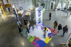 Designs for a Cooler Planet has taken over Väre lobby.